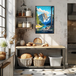 Rocky Mountain National Park Scenic Poster Print