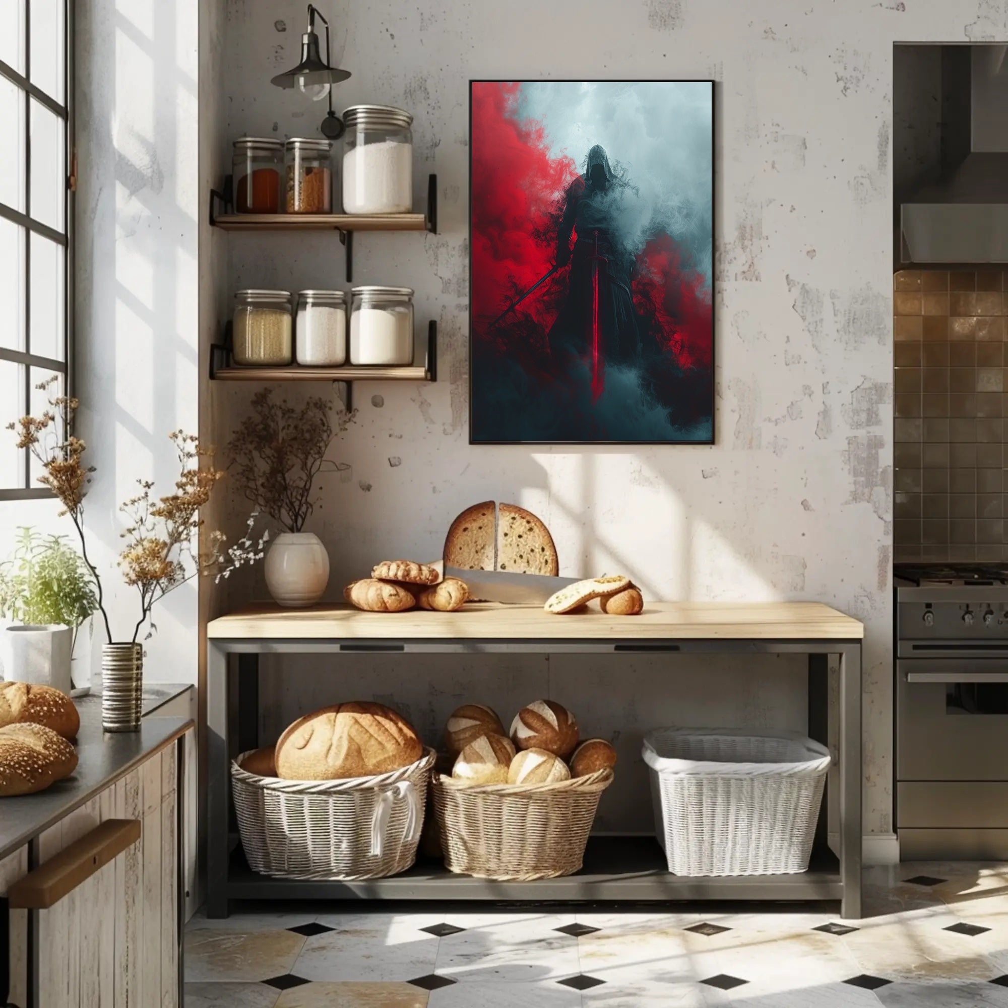 The Enigmatic Warrior Poster PosterGoat