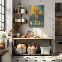 Trump Unity Patriotic Impressionism Poster