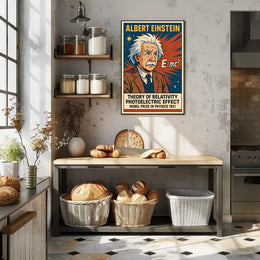Albert Einstein Nobel Prize In Physics Poster