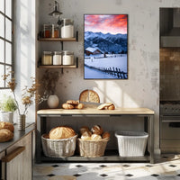 Winter Mountain Serenity Poster