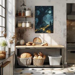 Enchanted Forest Pathway Wall Art Poster Print PosterGoat