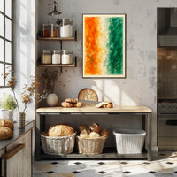 Abstract Tricolor Harmony Poster