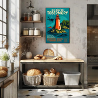 Tobermory Travel Poster Vintage Coastal Wall Art