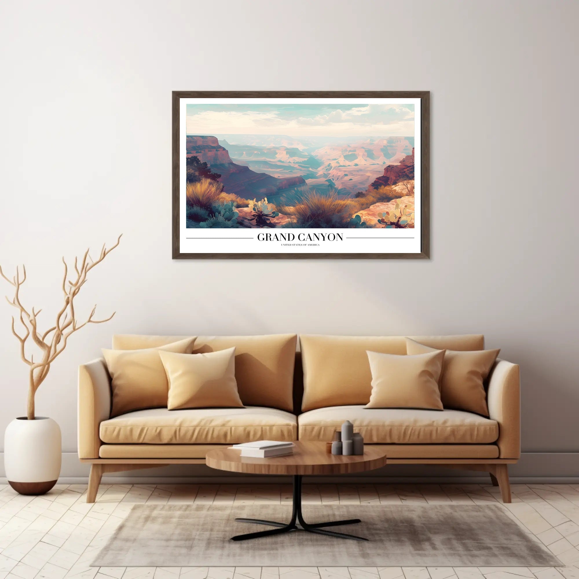 Grand Canyon Sunrise Landscape National Park Poster
