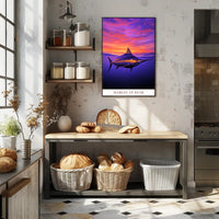 Marlin at Dusk Poster PosterGoat