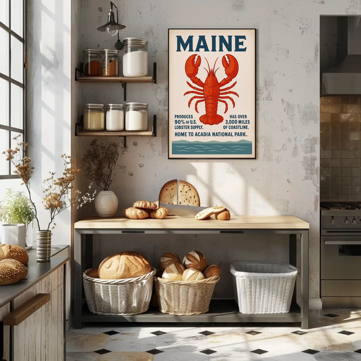 Discover Maine Poster