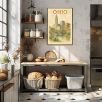Ohio Cityscape Poster