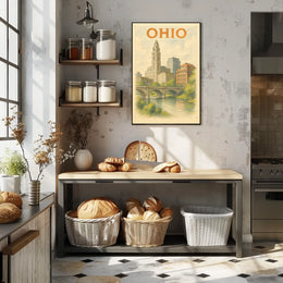 Ohio Cityscape Poster