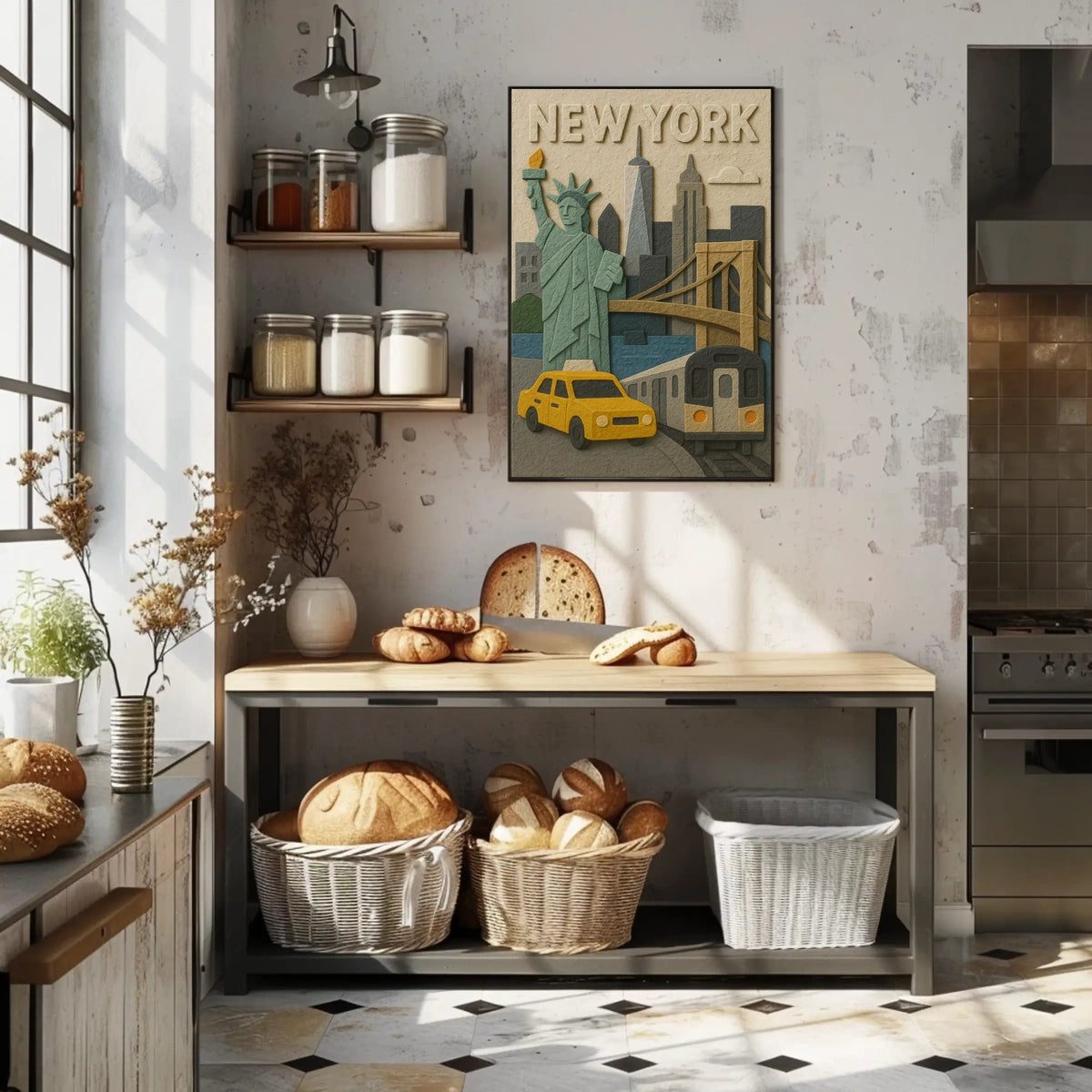 New York City Icons Poster