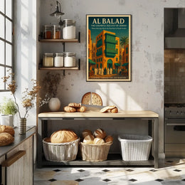 Al Balad The Colorful Old City Of Poster