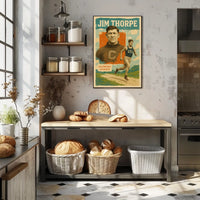 Jim Thorpe Olympian Athlete Poster