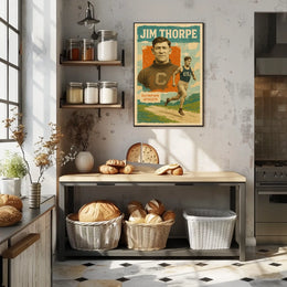 Jim Thorpe Olympian Athlete Poster