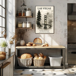 Las Vegas City of Lights Poster PosterGoat