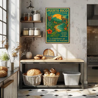 Puerto Rico The Enchanted Island Poster