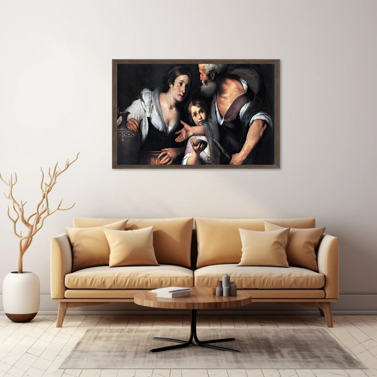 Classic Renaissance Family Scene in Historical or Heritage Poster