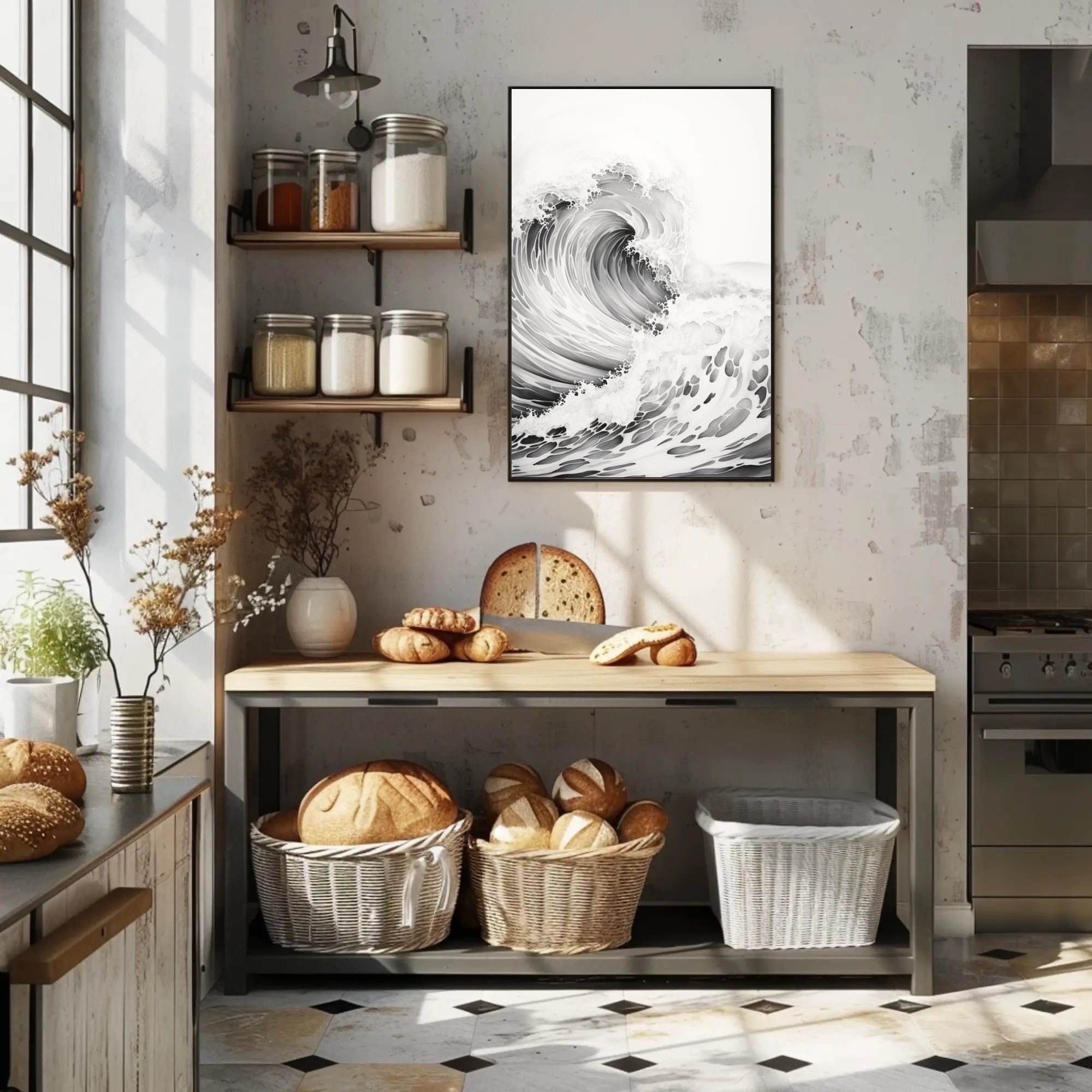 The Power Of Waves Poster