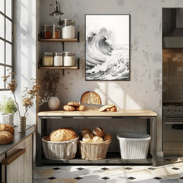 The Power Of Waves Poster