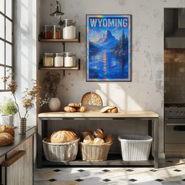 Wyoming Mountain Majesty Poster