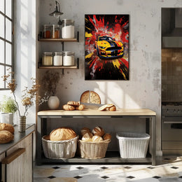 Vibrant Speed Explosion Poster PosterGoat
