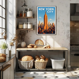 New York City Skyline Poster PosterGoat