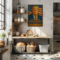 Donald Trump 47th President Poster