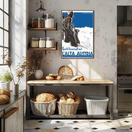 Winter Sports In Upper Austria Poster