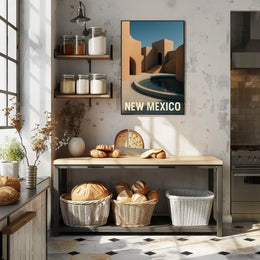New Mexico Architectural Serenity Poster