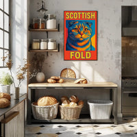 Scottish Fold Cat Poster