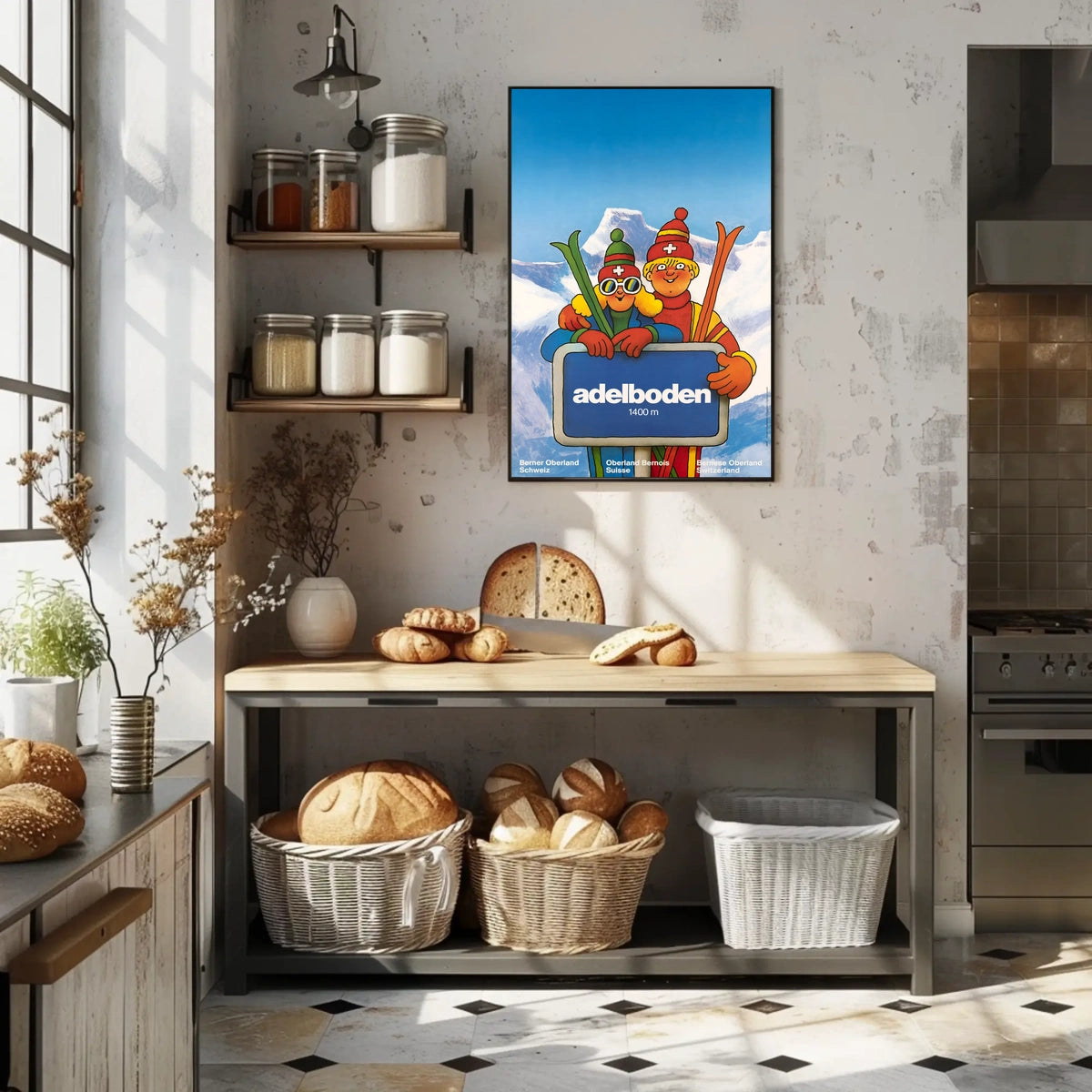 Adelboden Ski Adventure Poster