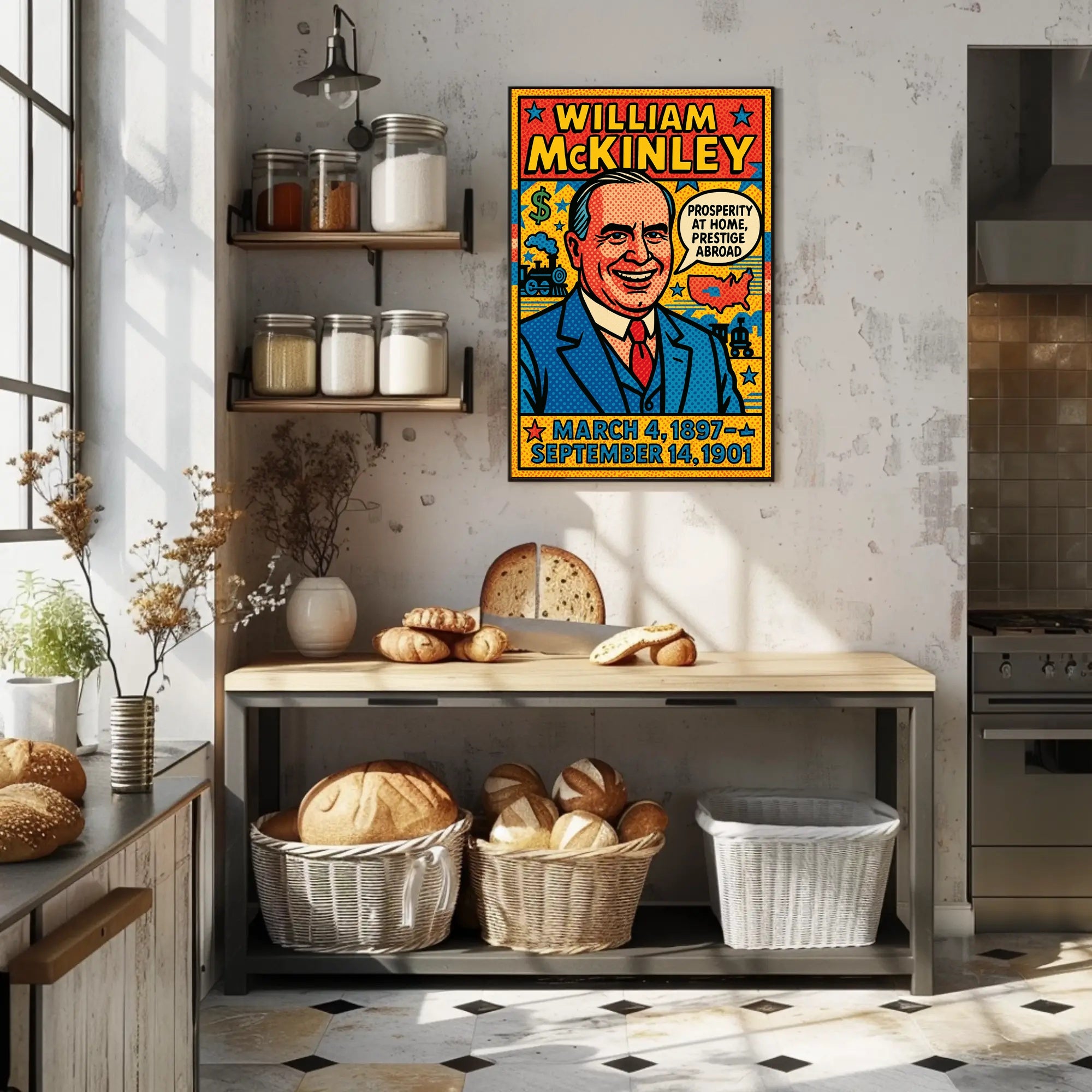 William McKinley 25th President Poster PosterGoat