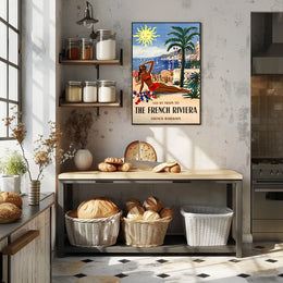 Escape To The French Riviera Poster