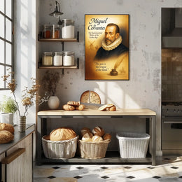 Miguel de Cervantes The Quintessential Writer of the Golden Age Poster