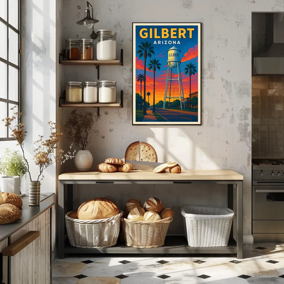 Gilbert Arizona Iconic Water Tower Poster