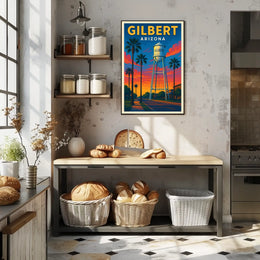 Gilbert Arizona Iconic Water Tower Poster