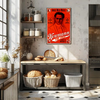 Travel poster featuring a mentalist named Newmann, inviting adventure and intrigue into your space.