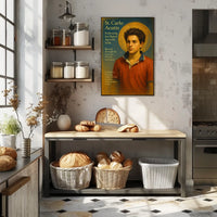 St. Carlo Acutis Embracing the Digital Age with Faith Poster