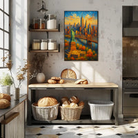 Autumn in New York Cityscape Painting