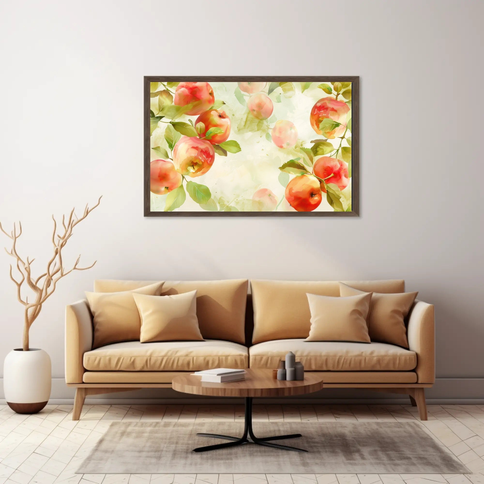Watercolor Apples Poster PosterGoat