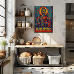 Saint Adrian Patron Of Soldiers And Poster