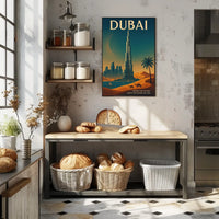 Dubai Where The Future Meets The Sands Poster