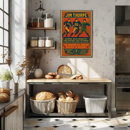 Celebrating Jim Thorpe Legendary Athlete Jim Thorpe Poster