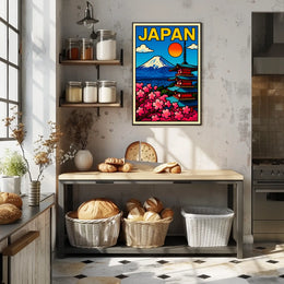 Japan A Vibrant Landscape Poster