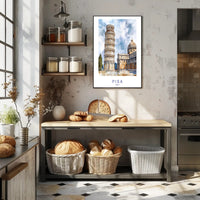 Pisa Art Poster PosterGoat