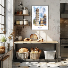 Pisa Art Poster PosterGoat