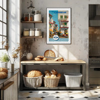 KLM Caribbean Adventure Vintage Travel Poster PosterGoat