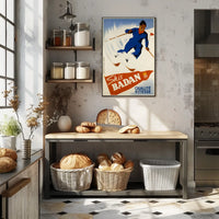 Skis Badan Quality And Speed Poster