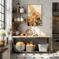 Urban Mountain Dreamscape Poster