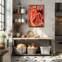 Flame Strikes Again! Poster PosterGoat