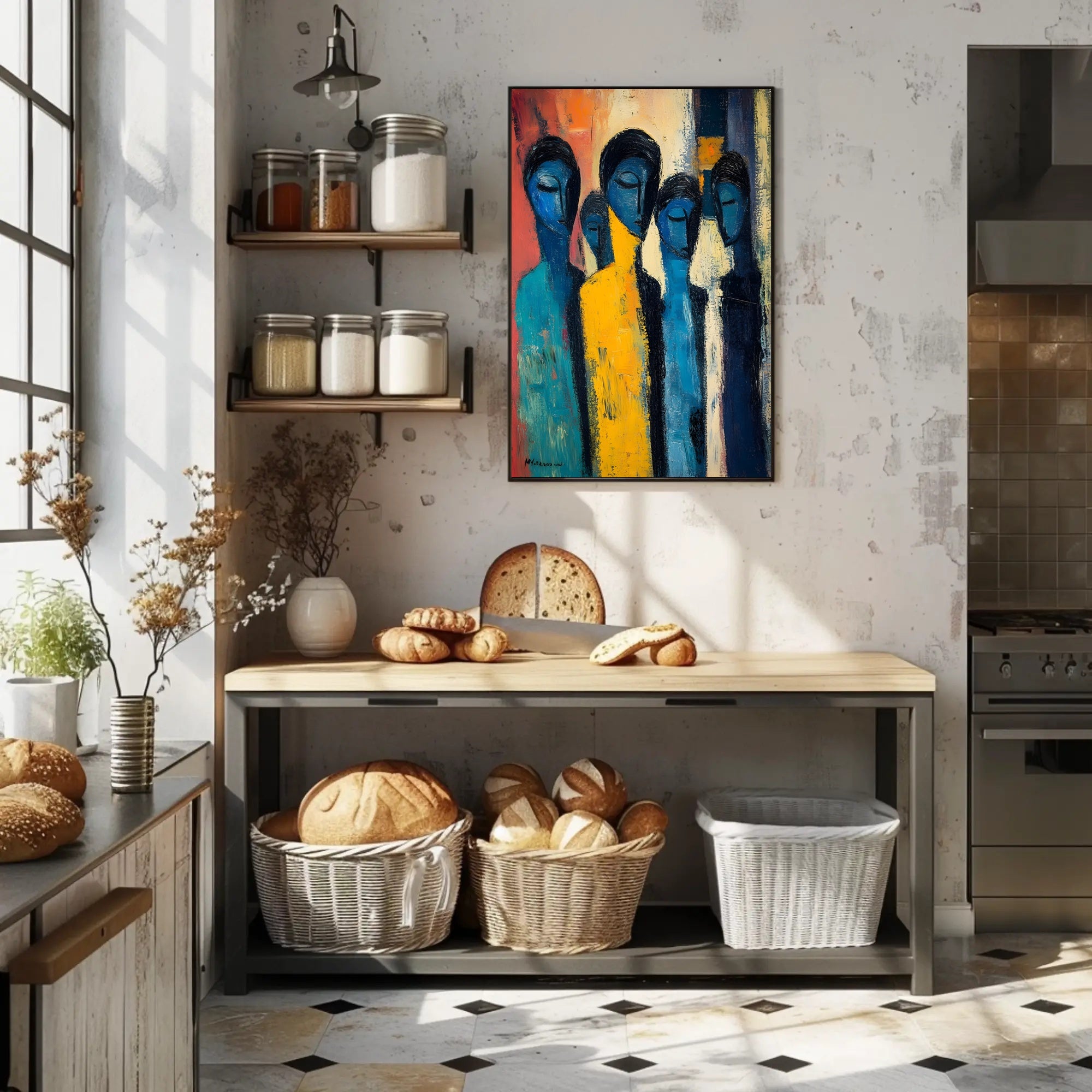 Abstract Ensemble Poster Print Modern Wall Art
